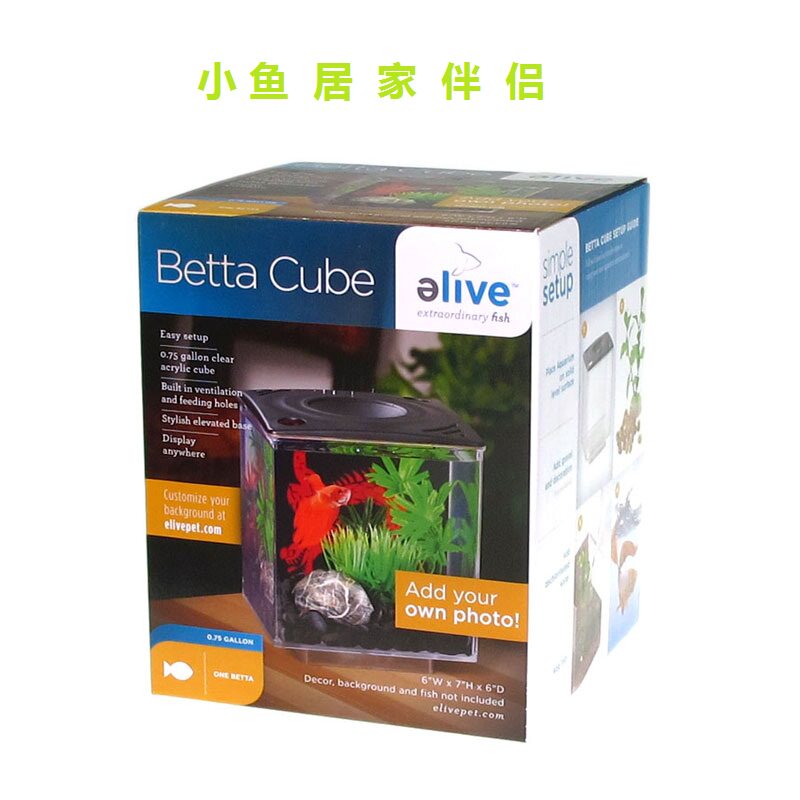 Small fish tank bucket fish tank mini fish tank Home Ornament Fish Tank Acrylic Organic Glass Gift Fish Tank