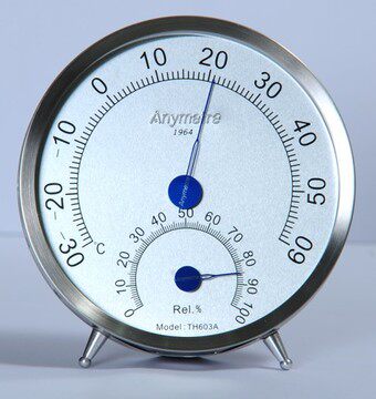 Virtue time temperature and humidity meter TH603A home thermometer accurate indoor thermometer imported movement with bracket