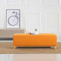 Clothing shop sofa bench storage bench stool stool stool solid bench shoe shop changing footstool long footstool pieton