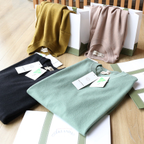 Luxury high-end into the composition of autumn and winter mens wild casual solid color round neck sweater 4180