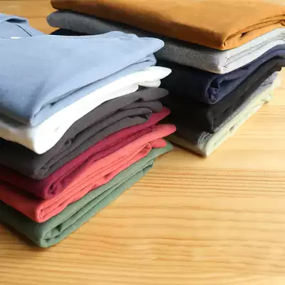 HK Tide brand hand a few pieces not too much ~ summer Men fashion solid color long velvet short sleeve T-shirt 2399