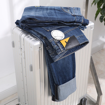 (Wangs Laika Fabric) specifically for the summer to build mens fashion light and thin elastic casual jeans tide 5739