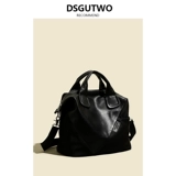 Вместительная и большая сумка для путешествий, барсетка, сумка на одно плечо, из натуральной кожи, ткань оксфорд