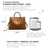 Кожаная сумка на одно плечо, вместительный и большой ремешок для сумки, из натуральной кожи, воловья кожа