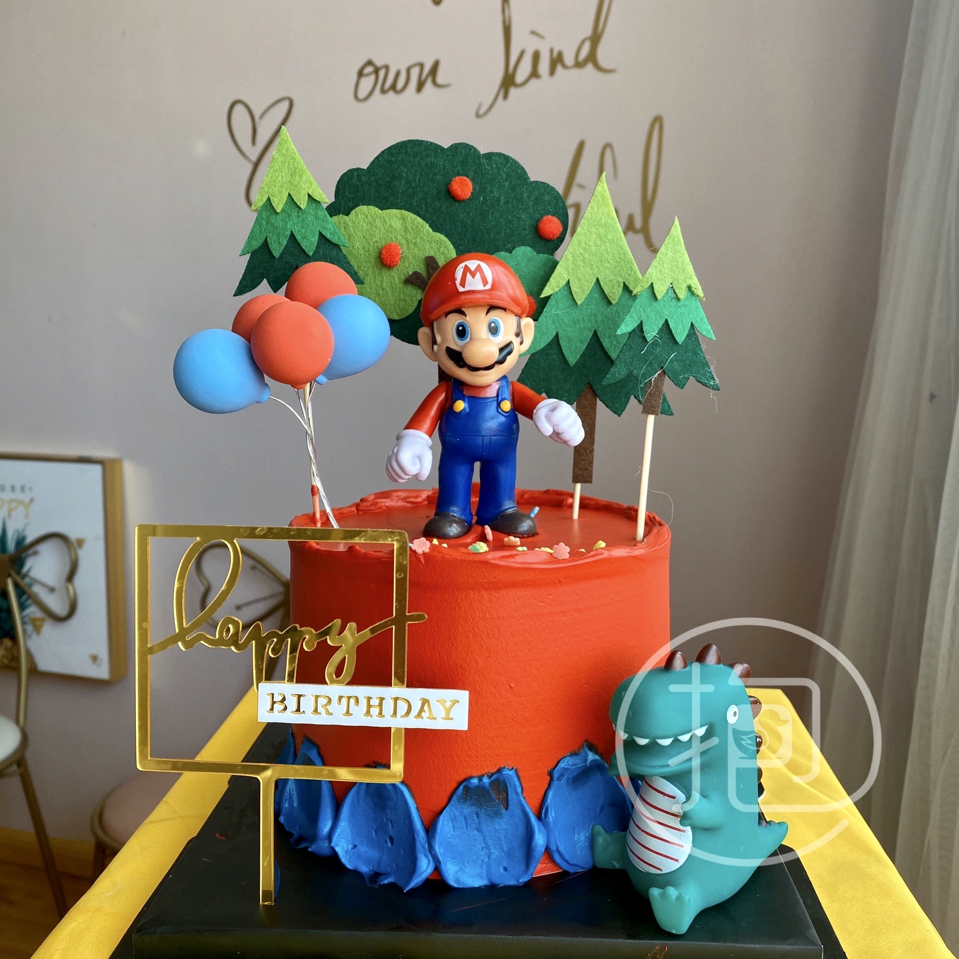 Cake Decoration Swing Trim Net Red Super Malio Doll O Daisy Yoshi Model Malio Toys Ins Wind