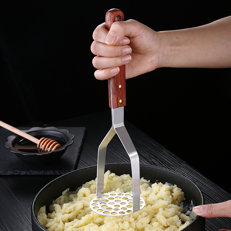 Home Mashed Potatoes Pressed Clay 304 stainless steel mashed potatoes Baby cooppressed potato mashed potatoes Potato Mash Mash Mash