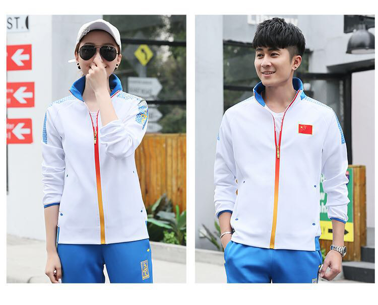 Đội tuyển quốc gia Trung Quốc phù hợp với thể thao quần áo nam và nữ theo dõi quần áo và lĩnh vực chạy bóng ném đào tạo huấn luyện viên phục vụ quốc gia bộ áo thể thao nam