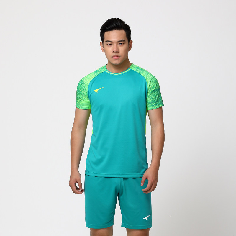 UCAN Reek Football Suit Competition Jacket Men's Short Sleeve Sports Comprehensive Training Suit S00105