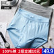 Three-gun underwear men's pure cotton high-waisted cotton breathable big red middle-aged and elderly loose large-size comfortable briefs for the year of life