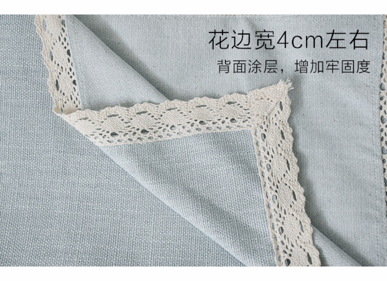 Bắc Âu Nhật Bản đơn giản cotton và lanh cao cấp rắn màu khăn trải bàn vải vải bàn cà phê vải bàn hình chữ nhật khăn trải bàn ăn