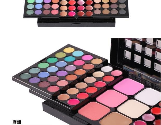Đa chức năng 78 Bảng phấn mắt Kết hợp trang điểm Pan Kem che khuyết điểm Sửa chữa Lip Gloss Blush Chuyên trang điểm món ăn bảng phấn mắt colourpop