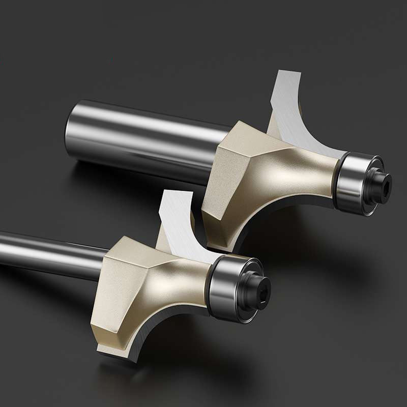 Professional grade fillet cutter woodworking milling cutter slotting cutter trimming machine cutter head R chamfering cutter engraving machine gong cutter