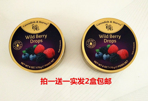Jiayun Wild Berries Taste Sugar Hard Candy 175g Fat 2 cans Germany Import Bulk Delight Gift Christmas