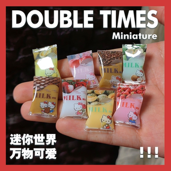 Kitty cat mini simulation items snacks handmade food miniature model blythe baby scene props