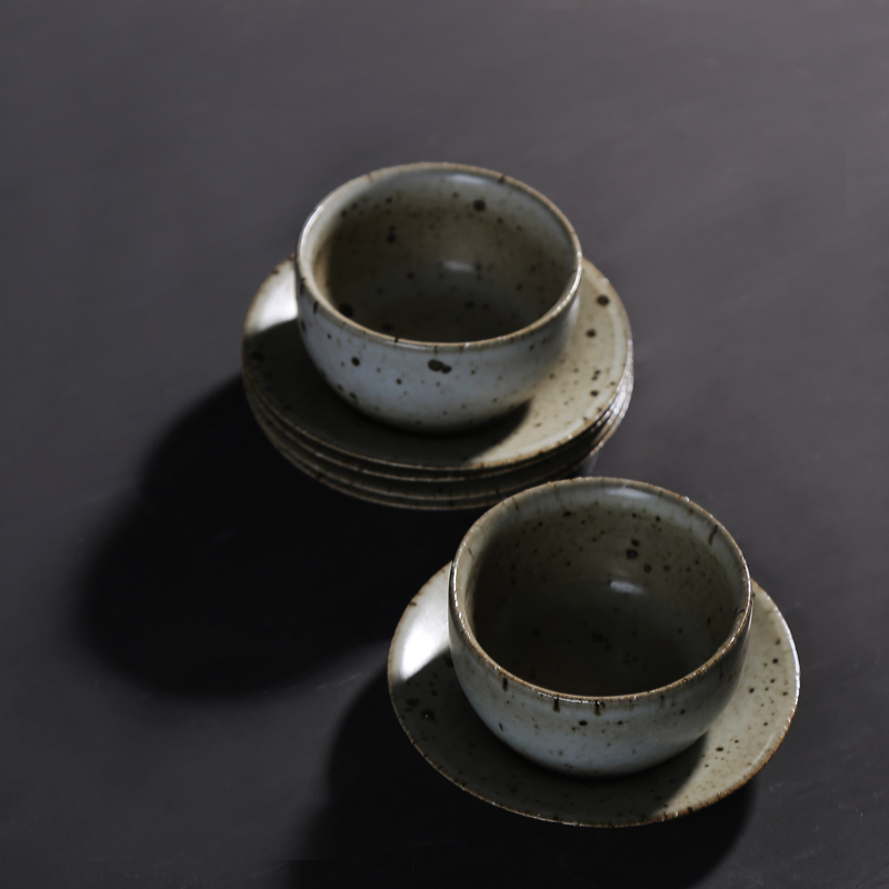 Sixa ceramic cup cup cup a set of ruin kiln blotted cup cup master cup Japanese crude ceramic tea set