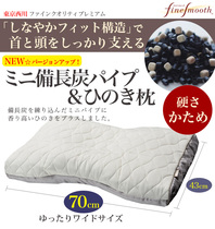 Japan tax Tokyo Nishikawa Nishika activated carbon hose Cypress particle pillow 70*43cm Cervical health care