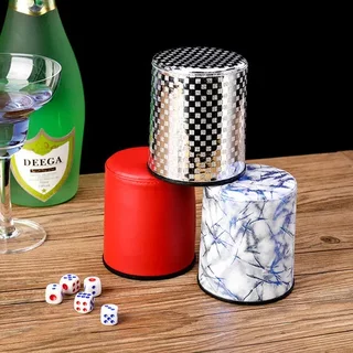 Sieve cup thickening household set sieve shaker dice cup shaker dice high-end leather bar ktv
