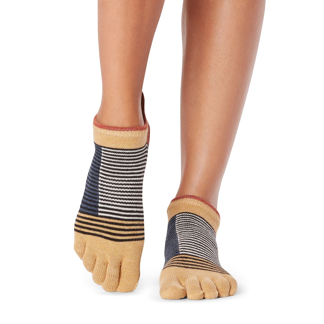 Toesox-All-Bag Yoga Socks Prati Socks Five Finger Slip Socks Toe Pack Back Autumn Winter Warm Cotton