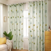 Curtain bedroom home punch-free installation sunshade cloth rental house room decoration items living room new style