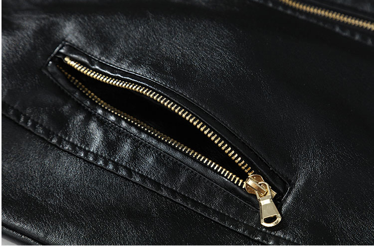 Đặc biệt hàng ngày nam Hained leather 2017 thời trang Cổ áo mỏng áo khoác da nam trẻ trung áo khoác nam áo kaki nam