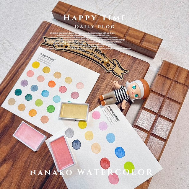 24 colors of watercolor paint Kuretake spring limited edition