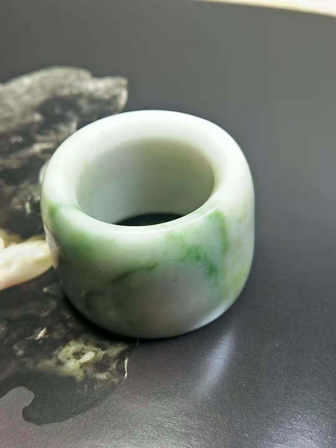 Xiangrui Pavilion Nanyang Dushan Jade Old Material Emerald Blue Boutique Wrench Special Offer New