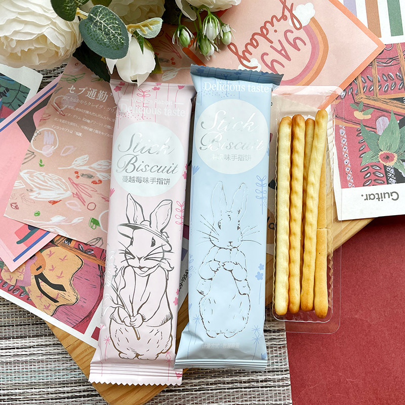 Elephant Mountain Garden William Rabbit Finger Biscuit Stick 500g Wedding Celebration of Festive Sugar and Joy Cake Snack with Snack Companion Gift