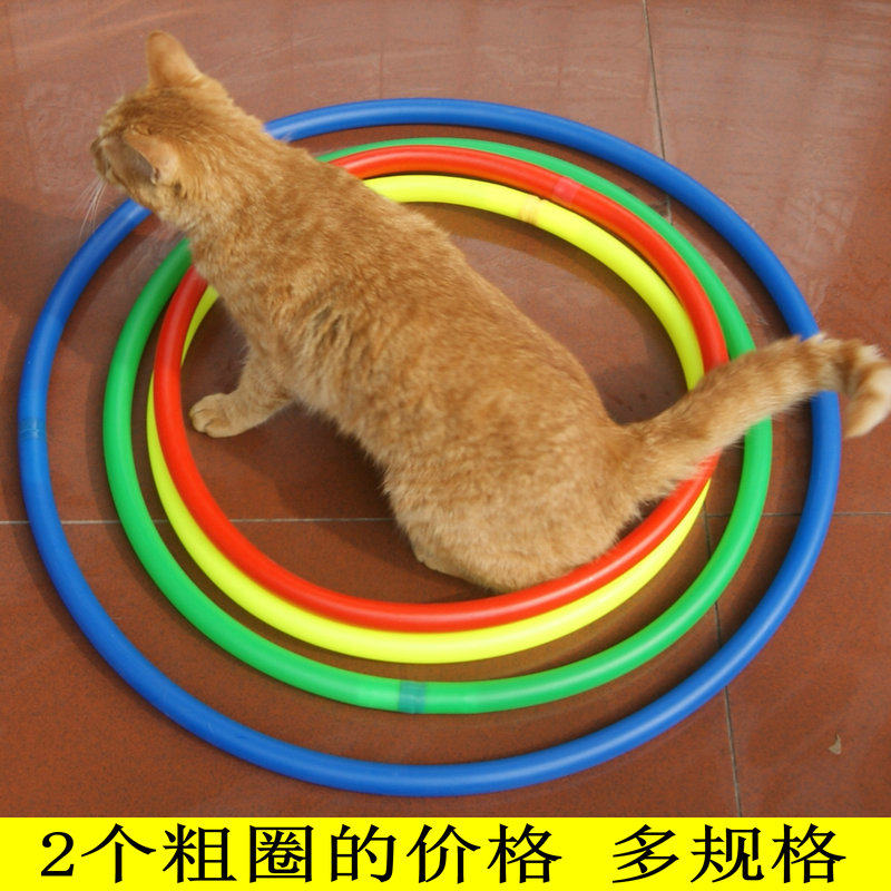 Plastic big circle kindergarten gymnastics circle jumping grid drilling hole game circle circle toy morning exercise equipment thickened circle