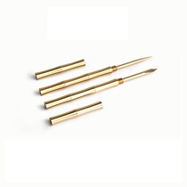 Pure copper tea needle tea cone Puer tea knife pry tea tool tea ceremony six gentlemen tea cake special open tea ware tea set accessories