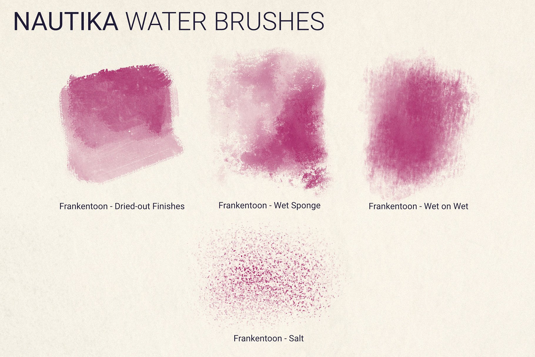 数码水彩插画笔刷 Nautika – Brush Pack for Procreate设计素材模板