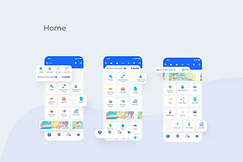 简约时尚多用途的高品质钱包金融移动应用程序APP UI KITS（sketch）