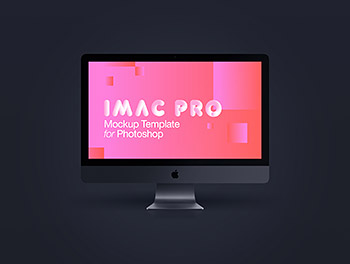 电脑样机iMac Pro 灰色版下载[PSD]