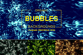 液体有机气泡高清背景图素材 Organic Bubbles