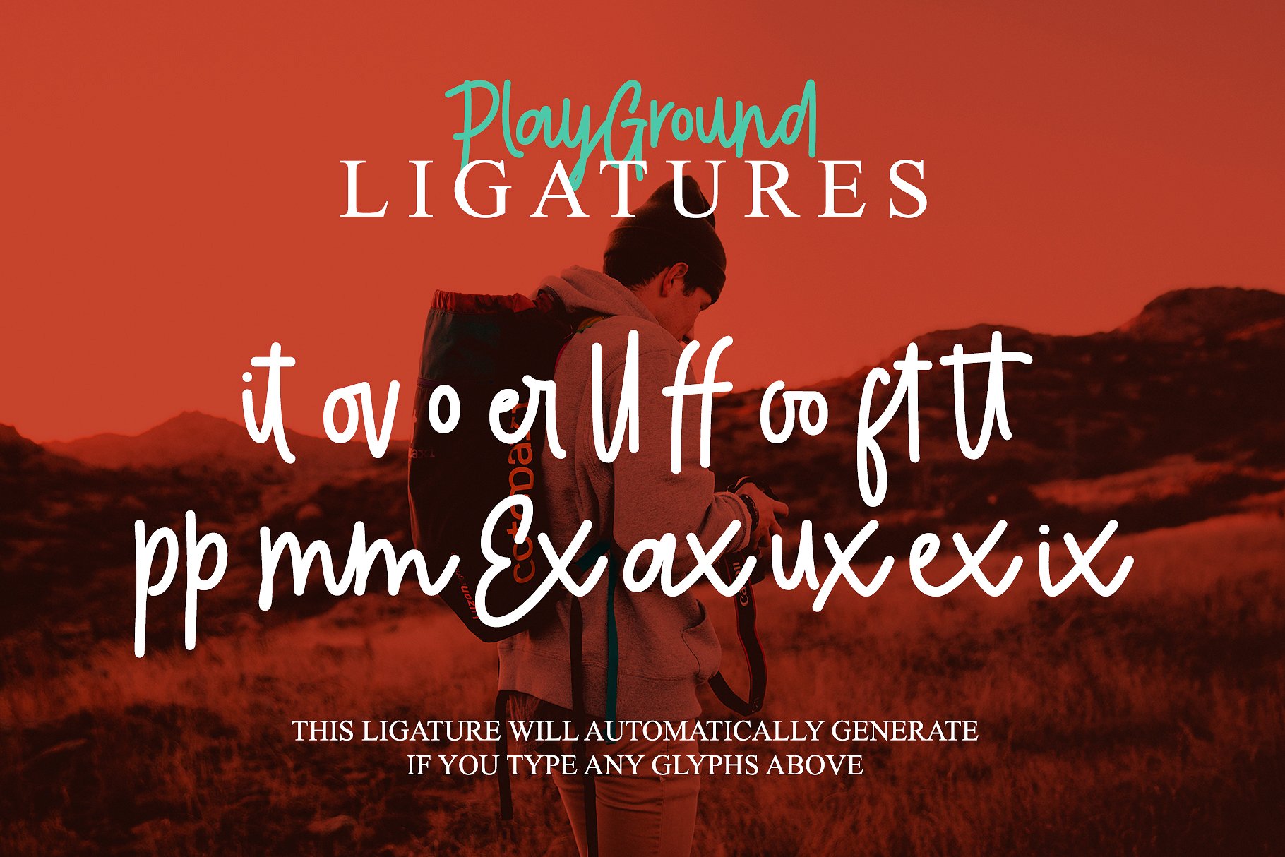 时尚的字体 Play Ground Font + Extras设计素材模板