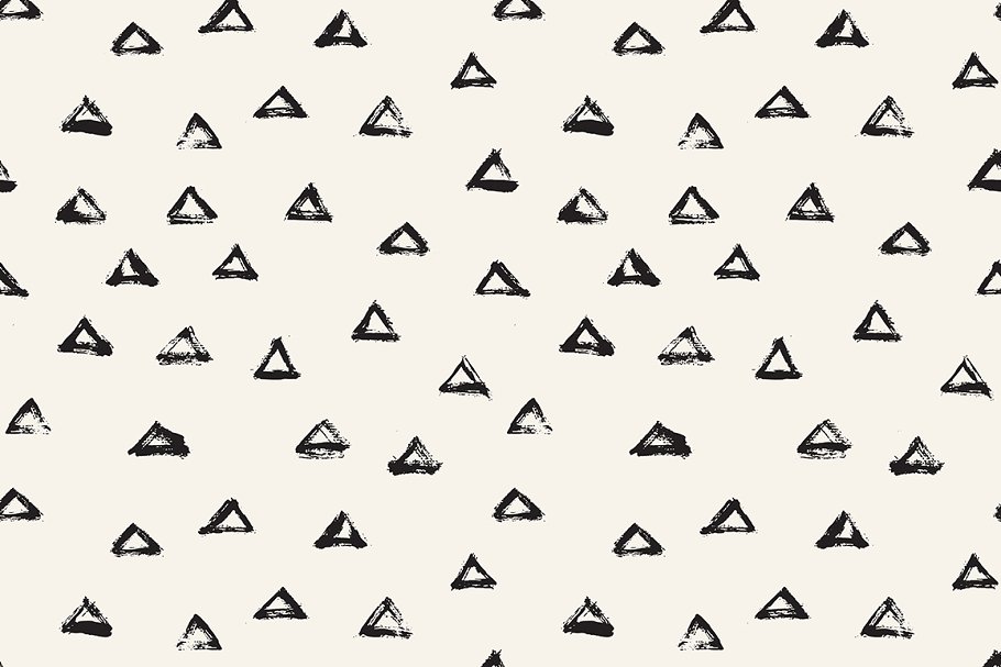 无缝模式潮人背景纹理集1 Hipster Seamless Patterns Set 1设计素材模板