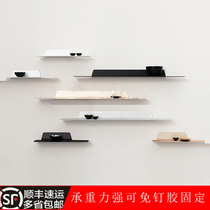 Wall Decorative Shelve Iron Art Separators lined Living room TV Background Wall Shelf Nordic Wall Book reframe