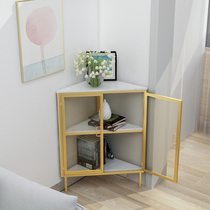 Nordic Wall Side Triangle Cabinet Modern Minima Multifunction Corner Cabinet Small House Type Province Space Corner Lockers Corner Lockers