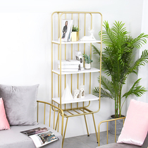ins iron art shelf storage rack floor shelving cosmetics display cabinet medecal shelf ornament boutique