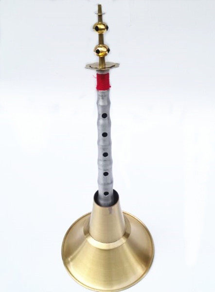 Ice brave suona Noble drama suona aluminum rod copper bowl copper gourd core pure metal suona flower needle whistle flute