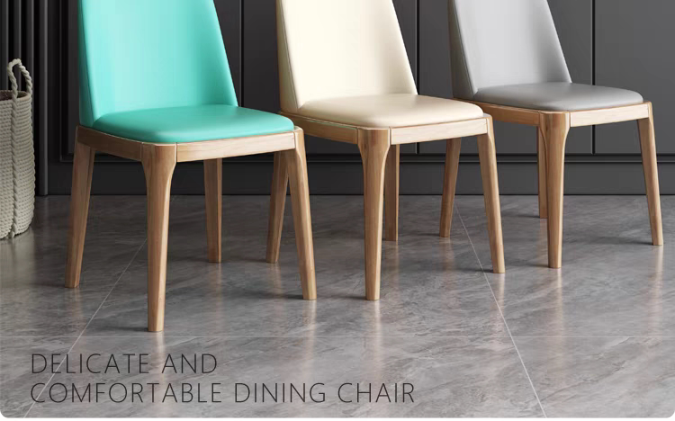 Scandinavian Solid Wood Dining Chair Pre-Assembled - Detail image 2