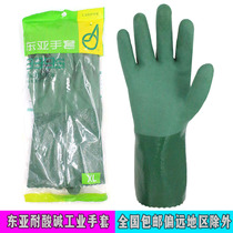 East Asia 339S Industrial protective gloves acid-resistant alkali resistant oil resistant and resistant solvent-resistant plastic gloves