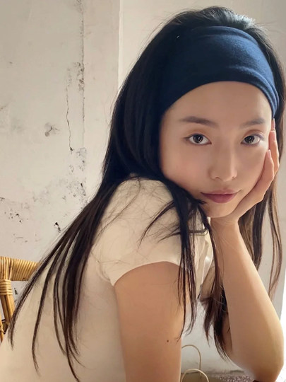 Black Sports Wide Headband for Women 2025 New American Style Daily Wear Headscarf Sweat-Absorbent Headband Hair Hoop All-Season Head Wrap