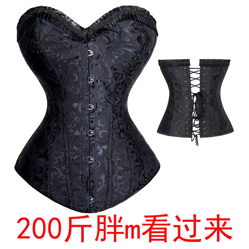 Plus Size Tight Corset, Tummy Control, Push-Up Breast Support, Waist Corset, Men's Shapewear, Cd Transvestite Cos Cross-Dressing Women's Clothing