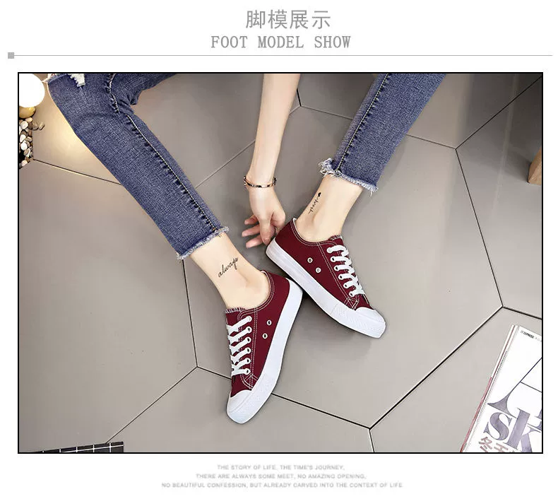 Giày cao gót đế xuồng kiểu thổ dân hoang dã kiểu giày cao gót nữ sinh viên Hàn Quốc phiên bản 2017 mới đế phẳng đế trắng giày nữ shop giày sneaker