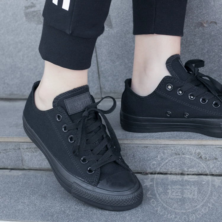 Giày nam Converse Giày nữ 2019 mùa thu mới All Star thoáng khí chống giày thông thường giày đế thấp 1Z635 - Plimsolls