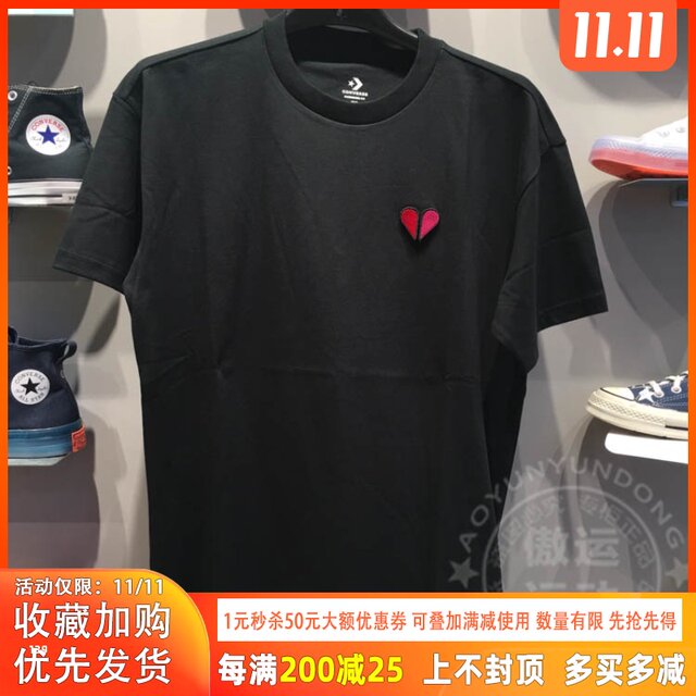 converse round neck t shirt