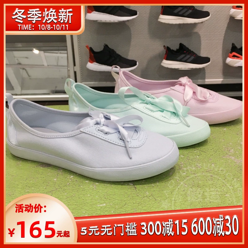 Giày thể thao nữ Adidas NEO mùa hè 2019 mới giày thể thao nhẹ cổ thấp EF0614 0621 0622 - Dép / giày thường