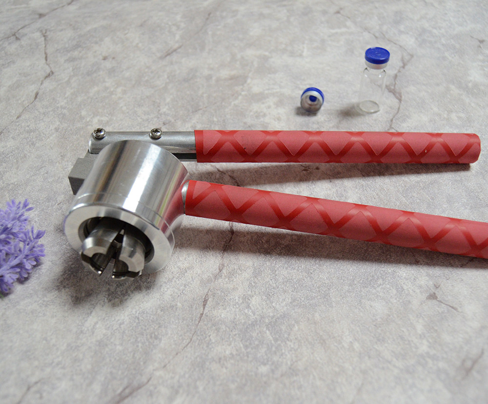 Xilin manual capping machine capping pliers capping machine stainless steel movement oral liquid infusion bottle sealing machine 13 teeth