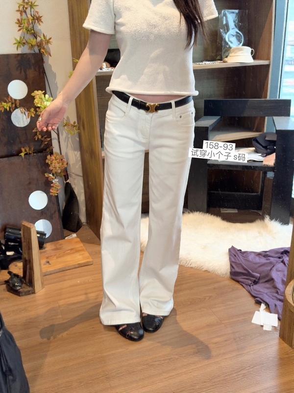 Miki.815 Vy Denim Jeans Soft Denim Comfortable Low-Rise Natural Color Straight-Leg Pants Denim Trousers Make Legs Look Straight Miki.815 Vy Denim Jeans Soft Denim Comfortable Low-Rise Natural Color Straight-Leg Pants Denim Trousers Make Legs Look Straight