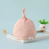 Детская летняя тонкая дышащая хлопковая шапка для новорожденных подходит для мужчин и женщин для выхода на улицу